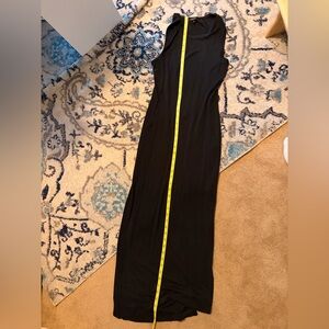 Quince Black Sleeveless Maxi Dress